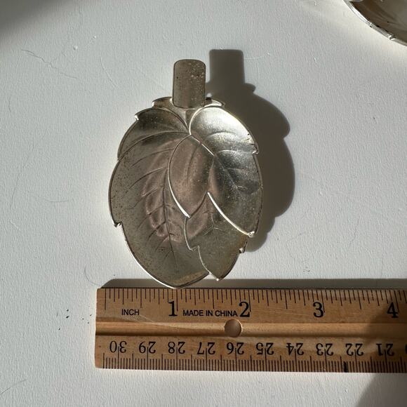 WMF Metalworks Art Nouveau Leaf Aluminum Ashtrays - Set of 6 - German - Picture 3 of 10